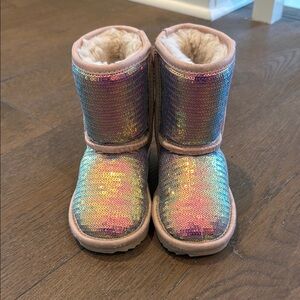 Pink Sequin UGGs